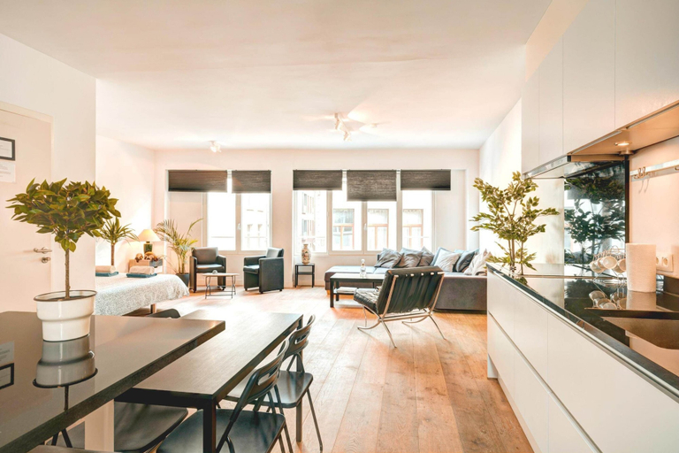 Living area, 9-persons Apartment in Antwerp, Antwerpen