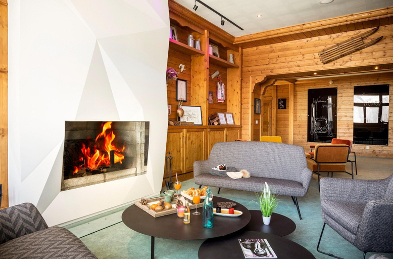 Living room 3, Modern Twin Room With Ski Facilities, Savoie