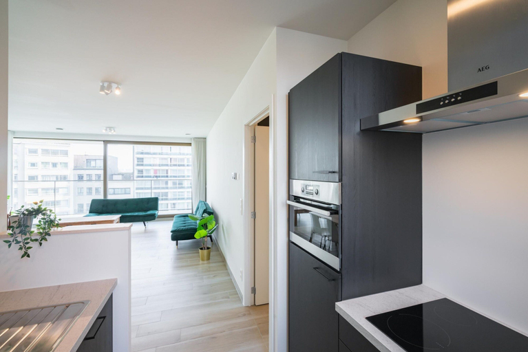 Private kitchen 4, City Hideaway With Terrace in Antwerp, Antwerpen