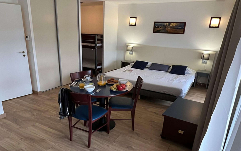 Living room, 4-persons Studio With Balcony, Pyrénées-Orientales