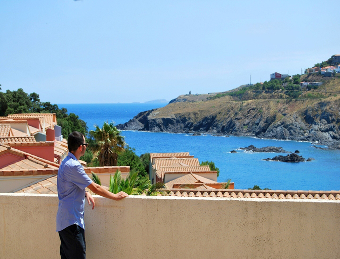 View from property 3, Sea View Duplex Apartment for 8, Pyrénées-Orientales