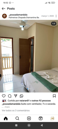 Bedroom 2, Pousada Mandala, Palmeiras