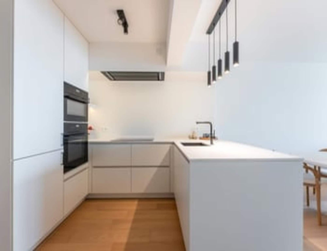 Private kitchen 4, Seafront Apartment in Blankenberge, West-Vlaanderen