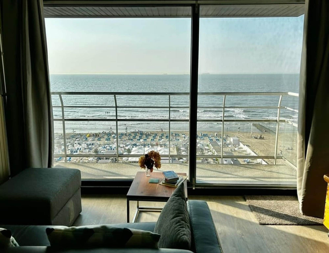 View from property 4, Beautiful Seaview Apartment for 4, West-Vlaanderen