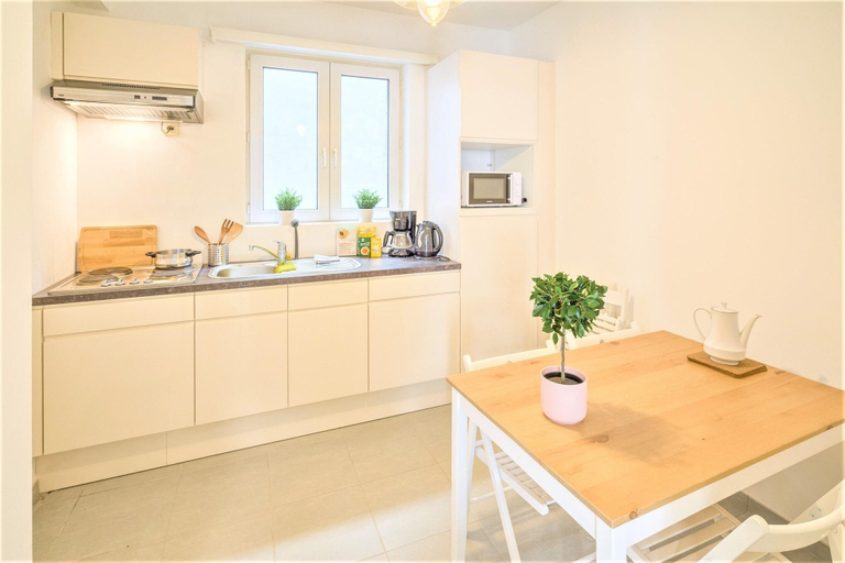 Private kitchen, Lodge apartment in Central Antwerp, Antwerpen