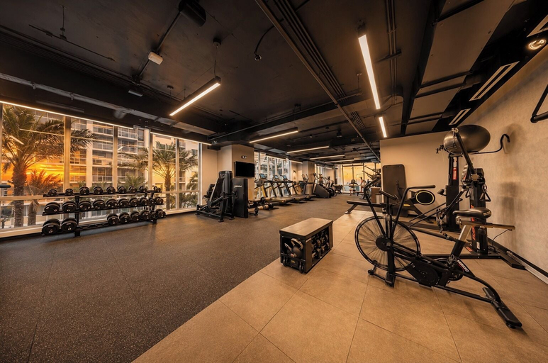Fitness facility, Palm Bay View Suites, Miami-Dade