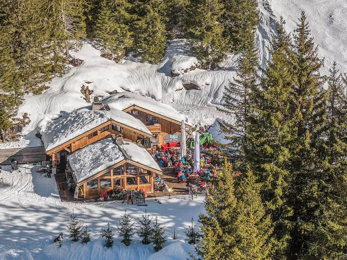 View from property 3, 1 BR Apartment in Flaine, Haute-Savoie