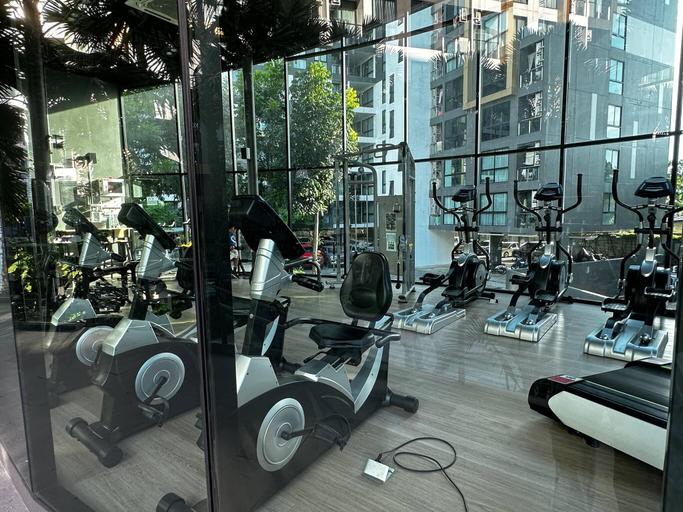 Gym/fitness, BKK Oasis Stylish  Cozy Condo near MRT 200m, Phasi Charoen
