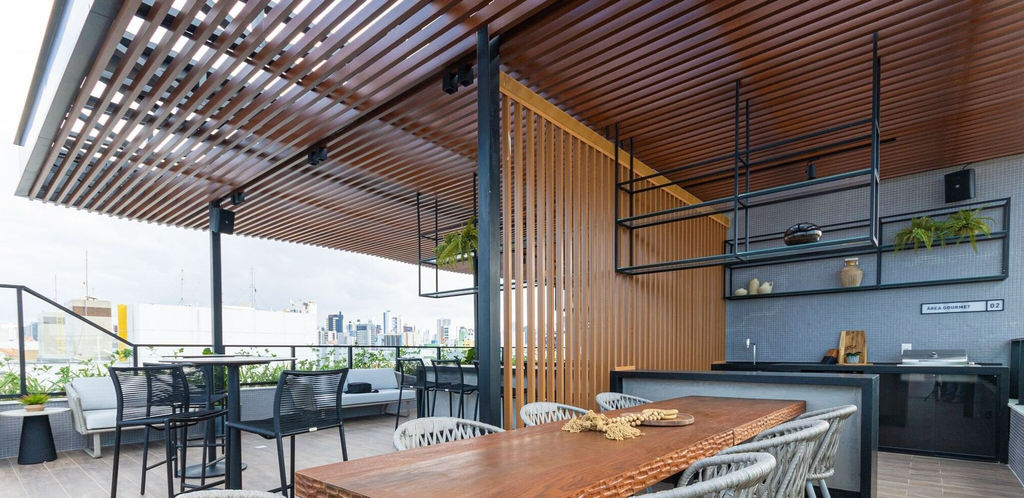 Outdoor dining 3, Breeze Residence #202 - Seafront By Carpediem, João Pessoa
