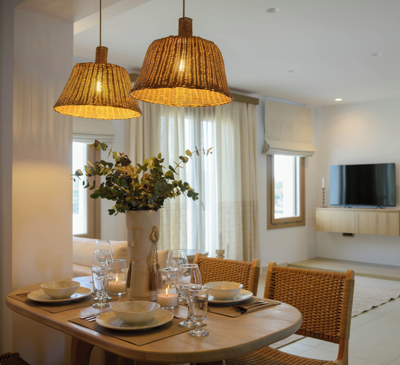 Dining 3, Nikolia's House, New Luxe villa & Prive Jacuzzi, South Aegean