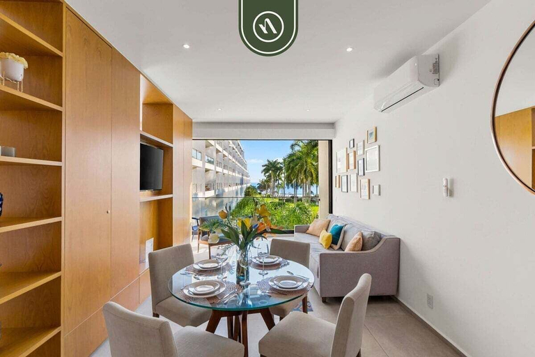 Interior 5, Oceanview 1 BR Condo With Private Beach - Pools, Compostela