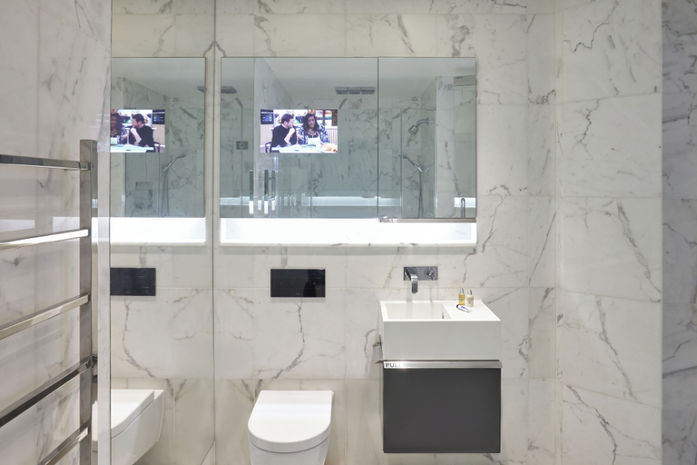 Bathroom 4, Eccleston Square Hotel, London