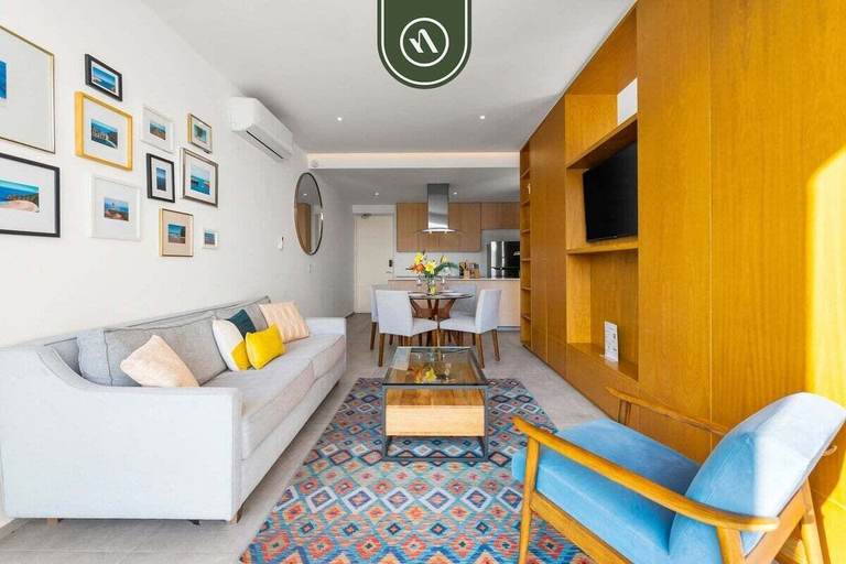 Living area 4, Oceanview 1 BR Condo With Private Beach - Pools, Compostela