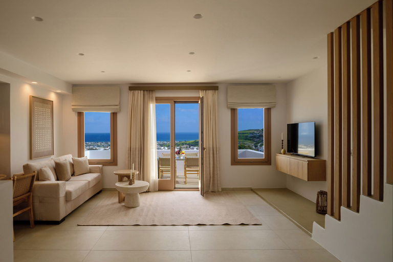 Living area 4, Nikolia's House, New Luxe villa & Prive Jacuzzi, South Aegean