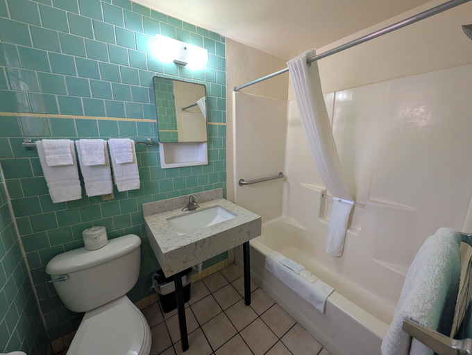 Bathroom 3, Economy Inn Safford, Graham