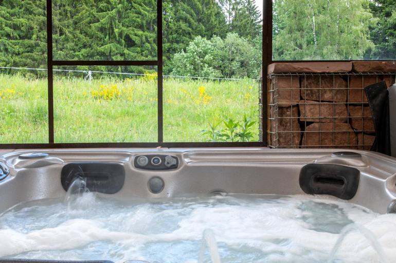 Bathroom, La Belle Charbonniere, Vosges