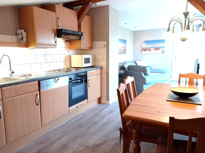 Private kitchen 4, Moderne Ferienwohnung mit Meerblick, Ostholstein