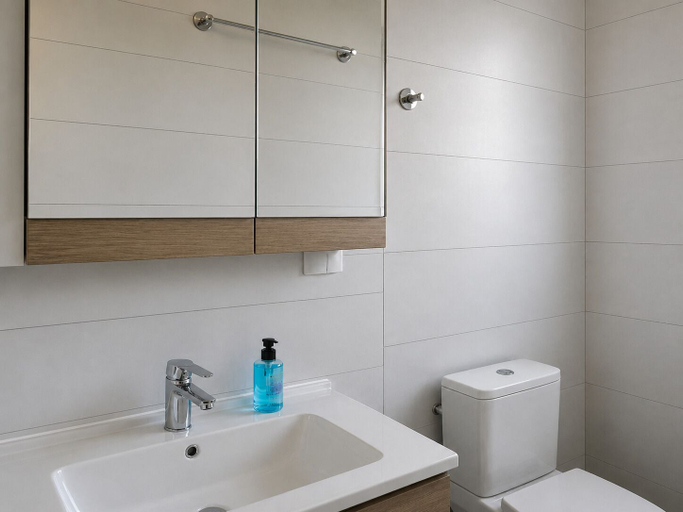 Bathroom 5, Helen Kountoura Apartments, Crete