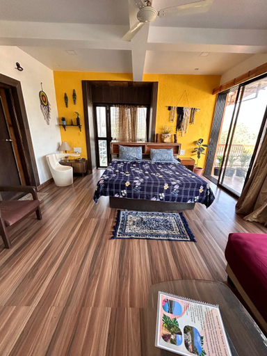 Bedroom 2, Natures Grove Pavna Valley Villa, Pune