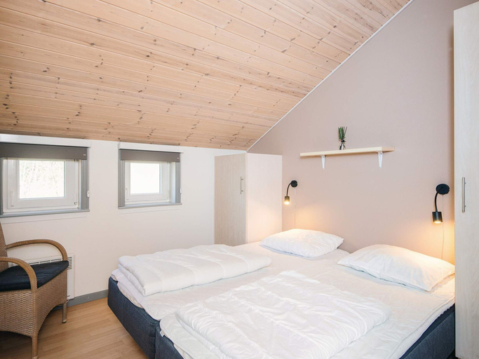 Bedroom 3, 5 Star Holiday Home in Norre Nebel, Varde