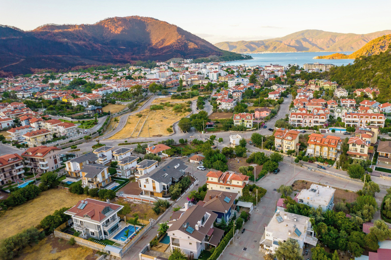 Aerial view, Daisy Villa Icmeler Marmaris Private, Marmaris