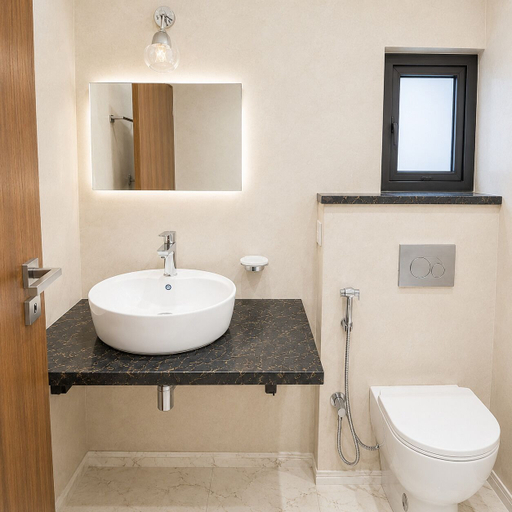 Bathroom 5, Krishnabhumi Holydays, Mathura