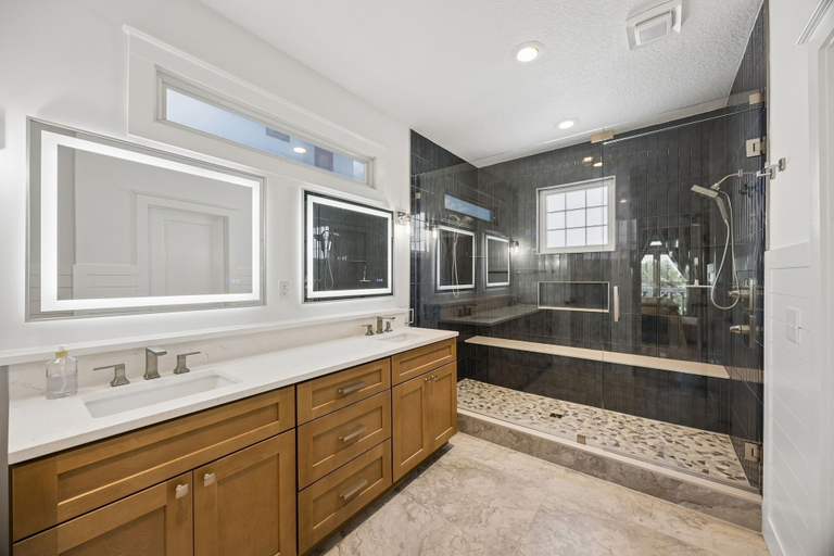 Bathroom 4, Private Pool and Hot Tub Fernandina Beach Retreat, Nassau