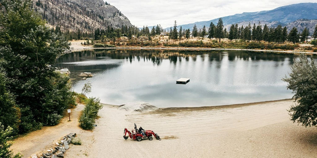 Beach, Gallagher Lake Camping & RV Resort, Okanagan-Similkameen