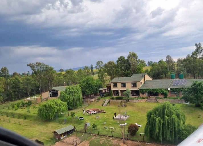 Aerial view, Fat Mulberry Guest Farm, Thabo Mofutsanyane