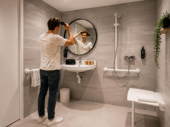 Bathroom 4, Ibis Bordeaux Centre Meriadeck, Gironde