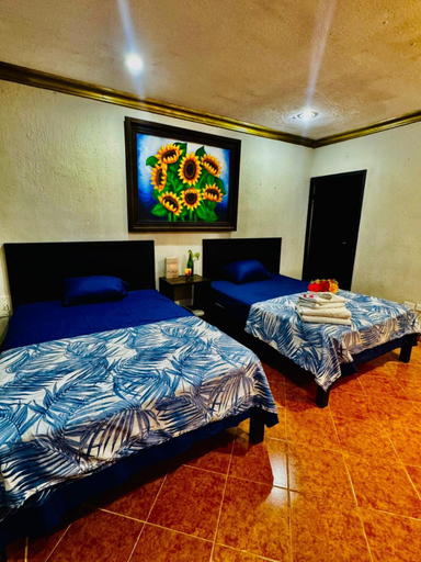 Bedroom, Hostal Ixchel - WiFi, Hot Water, AC, in Valladolid Downtown, Valladolid