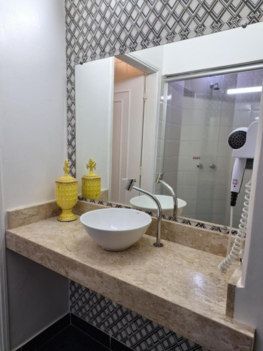 Bathroom, Motel Marajas Mococa - Apartamento 03, Mococa