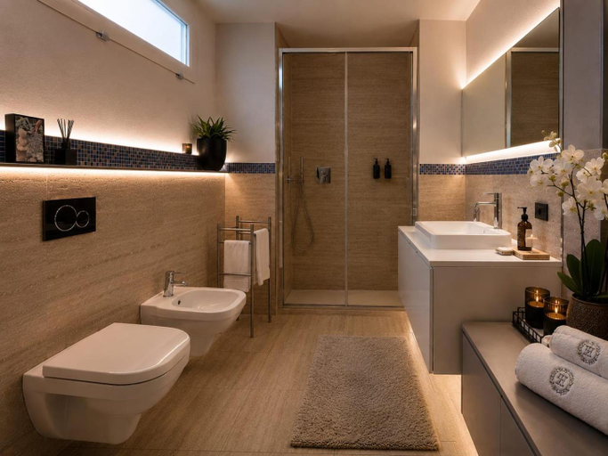 Bathroom 2, Relais Villa Lezard, Verona