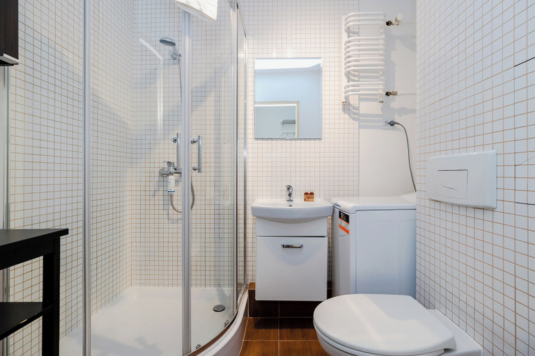 Bathroom 4, ShortStayPoland Okopowa - B3, Warsaw