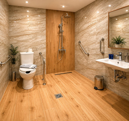 Bathroom 3, Avra Hotel, Central Macedonia