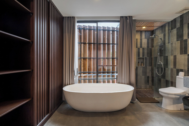 Bathroom 2, Aluna Ubud Villas, Gianyar