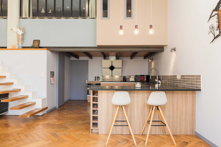 Private kitchen 5, Stunning Apartment - 4br-7p - Crequi, Rhône
