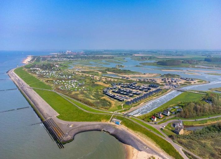 View from property 5, Bungalow in Breskens Near Waterfront Beach, Sluis