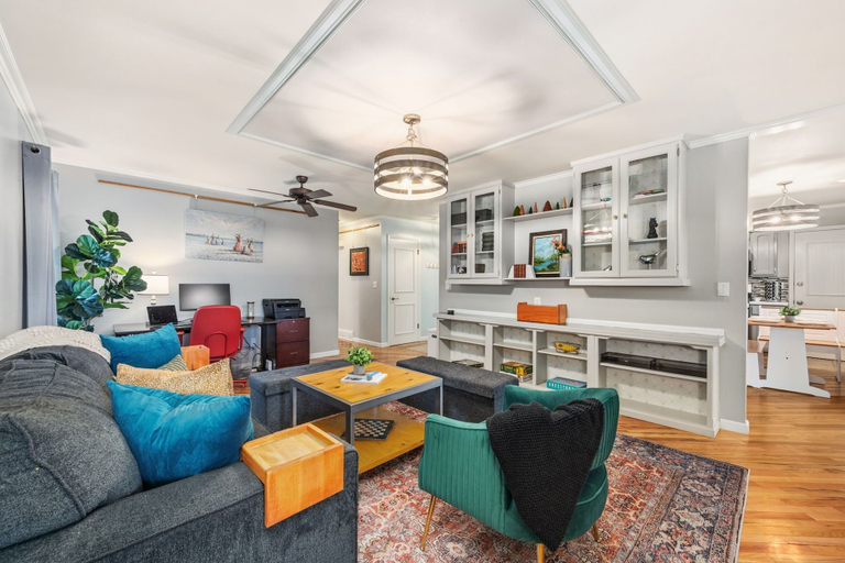 Living area 5, Sandstone Hollow King Suite, Office, Fenced Yard, Larimer