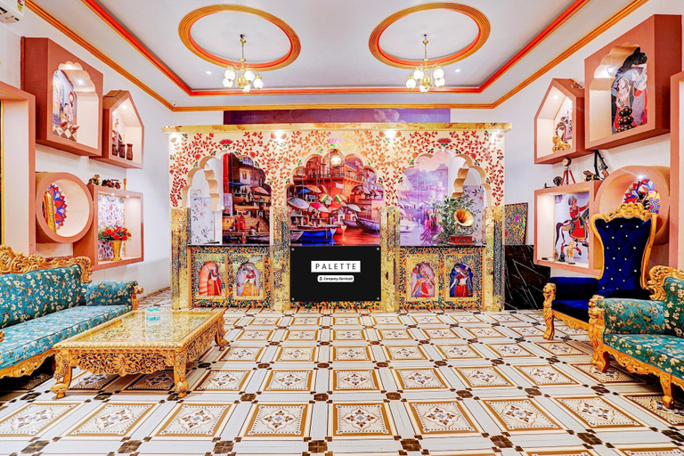 Reception 4, Deluxehotel Banaras Kila, Varanasi