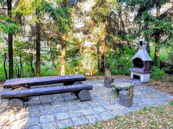 Outdoor dining 3, Holiday Villa With Sauna, Close to the Lake, Olsztyn
