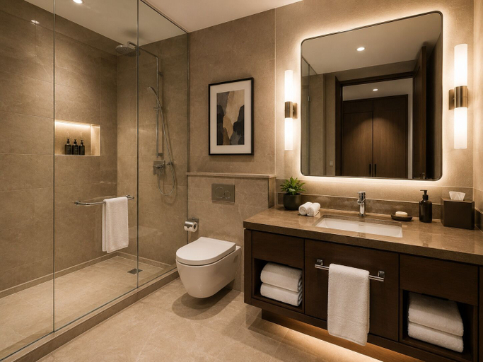 Bathroom 5, The Northlite Hotel Toronto, Toronto