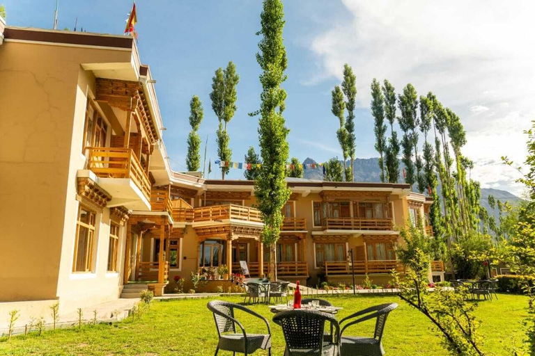 Outdoor dining, The Hotel Hill Crest Nubra, Leh
