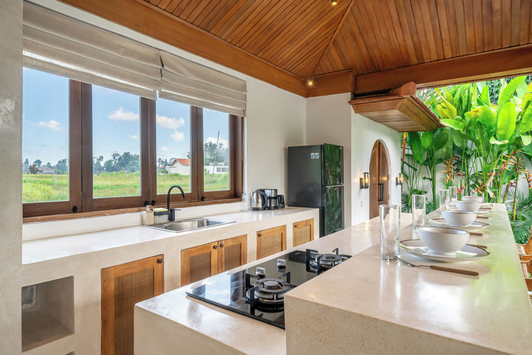 Private kitchen, Tembaga Villa - Rice Field Escape, Gianyar