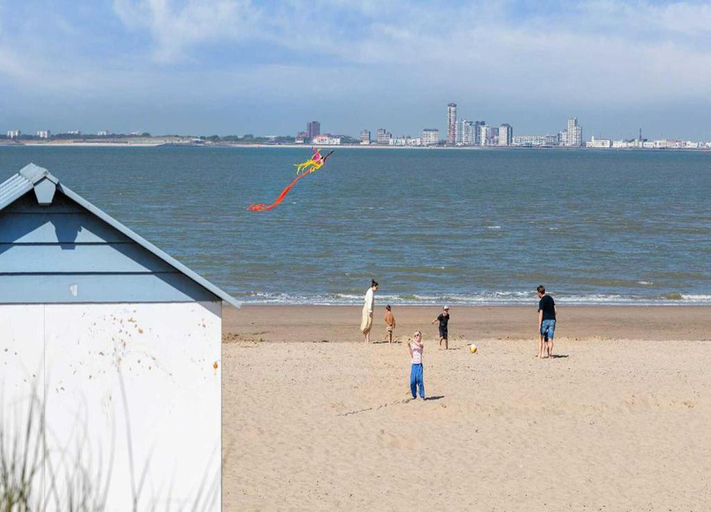 View from property 4, Bungalow in Breskens Near Waterfront Beach, Sluis