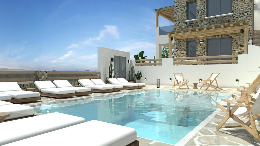 Swimming pool 5, Sofrano Luxury Apartments, North Aegean