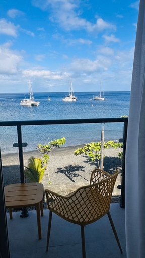 Balcony view, Hotel Ti' Pelican, Saint-Pierre
