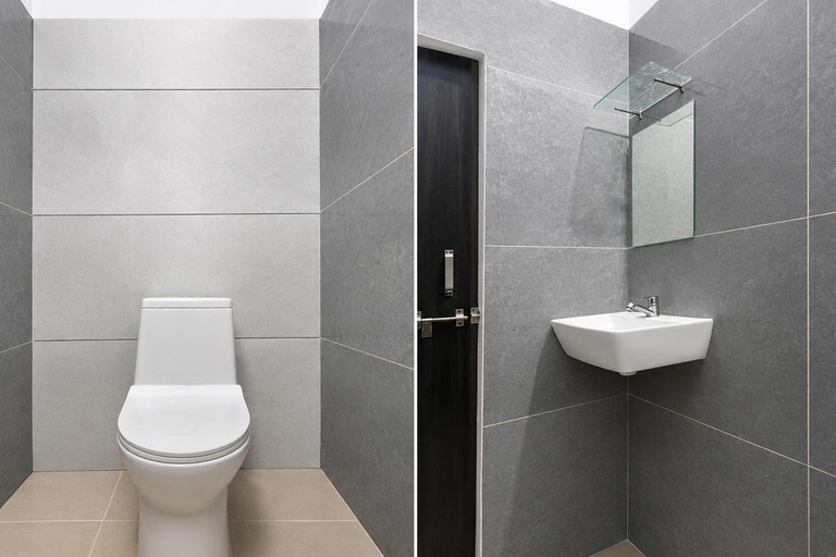 Bathroom 3, FabHotel Skyview, Ayodhya Nagar, Bhopal