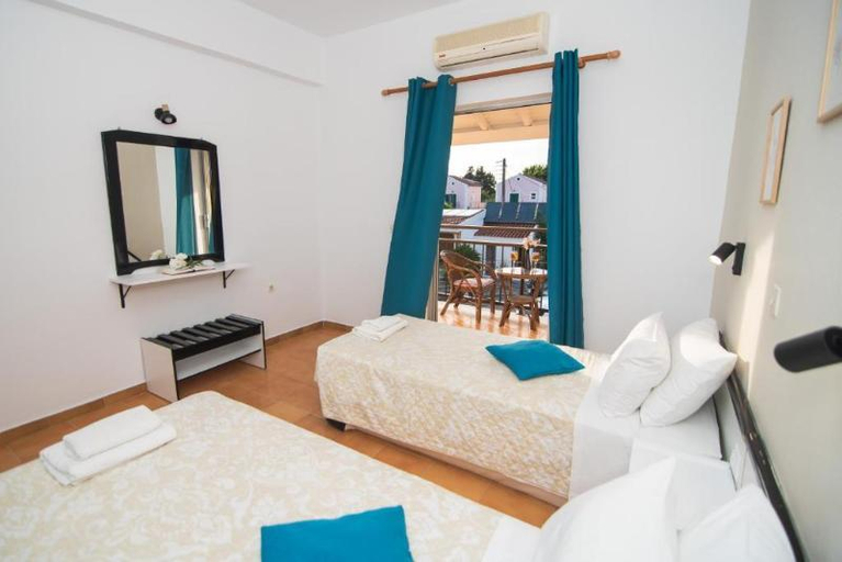 Bedroom 2, Saint Peter Bay Aparthotel, Ionian Islands