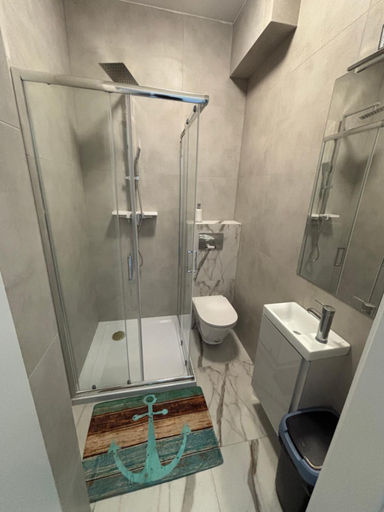 Bathroom, Flauta Apartamenty, Augustów